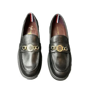 Tommy Hilfiger Black Loafer Women's Slip On Size 6 And 8 New